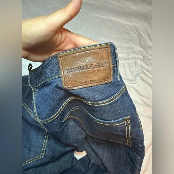 DSQUARED2 Dark Blue Denim Pants - Picture 7 of 8